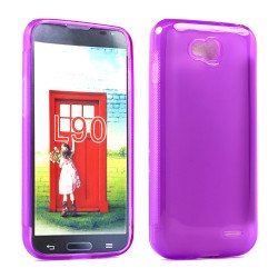 LG Optimus L90 TPU Gel Case (Purple)